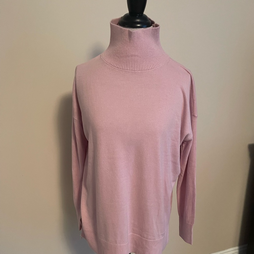 Classic mock turtleneck sweater